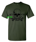 DEATH OR GLORY Skull T Shirt motorcycle biker cafe racer ton up boys british motorcycle