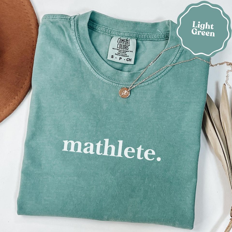 Funny mathlete comfort colors shirt, math lover tee, math humor shirt | math teacher gift shirt | math humor tee gift | math nerd gift