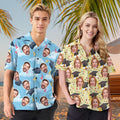 Custom Face Graduation Hawaiian Shirt: Personalized School Logo Grad Shirts, 2026 Senior Gift