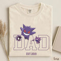 Personalized Anime Dad Shirt, Custom Family Dad Tee, Personalized Father Gift, Anime Inspired Shirt, Custom Dad Gift