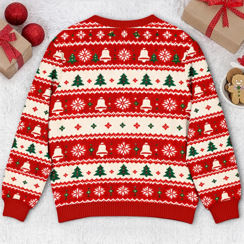 Custom Funny Naughty Jingle My Bells Christmas Gifts for Men - Personalized Ugly Sweater