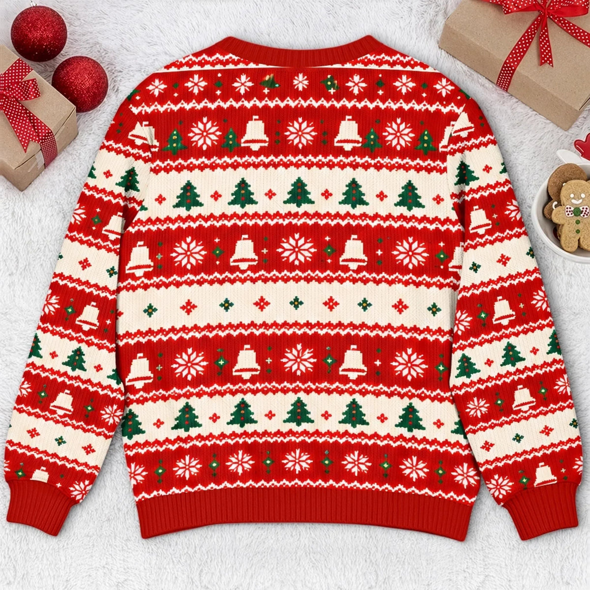 Custom Funny Naughty Jingle My Bells Christmas Gifts for Men - Personalized Ugly Sweater