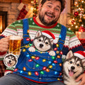 Custom Photo Pet Christmas Gifts for Pet Lovers - Personalized Ugly Sweatshirt