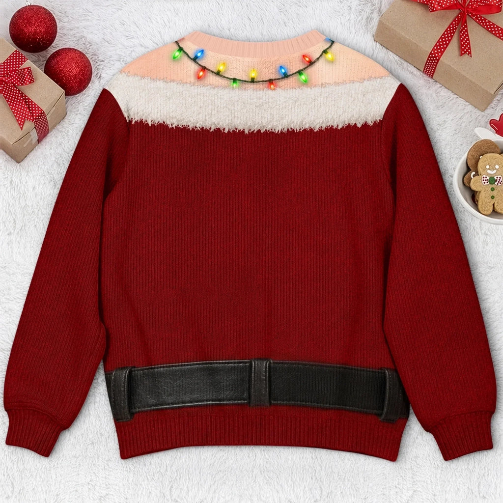 Custom Funny Pet Photo Christmas Gifts For Dog And Cat Lovers - Personalized Ugly Sweatshirt