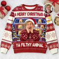 Custom Photo Funny Christmas Gifts for Men - Personalized Ugly Sweatshirt