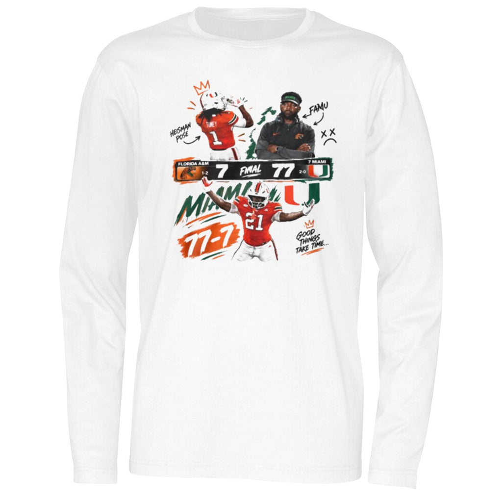 7 Miami Final Florida A&m 77 7 Funny Shirt