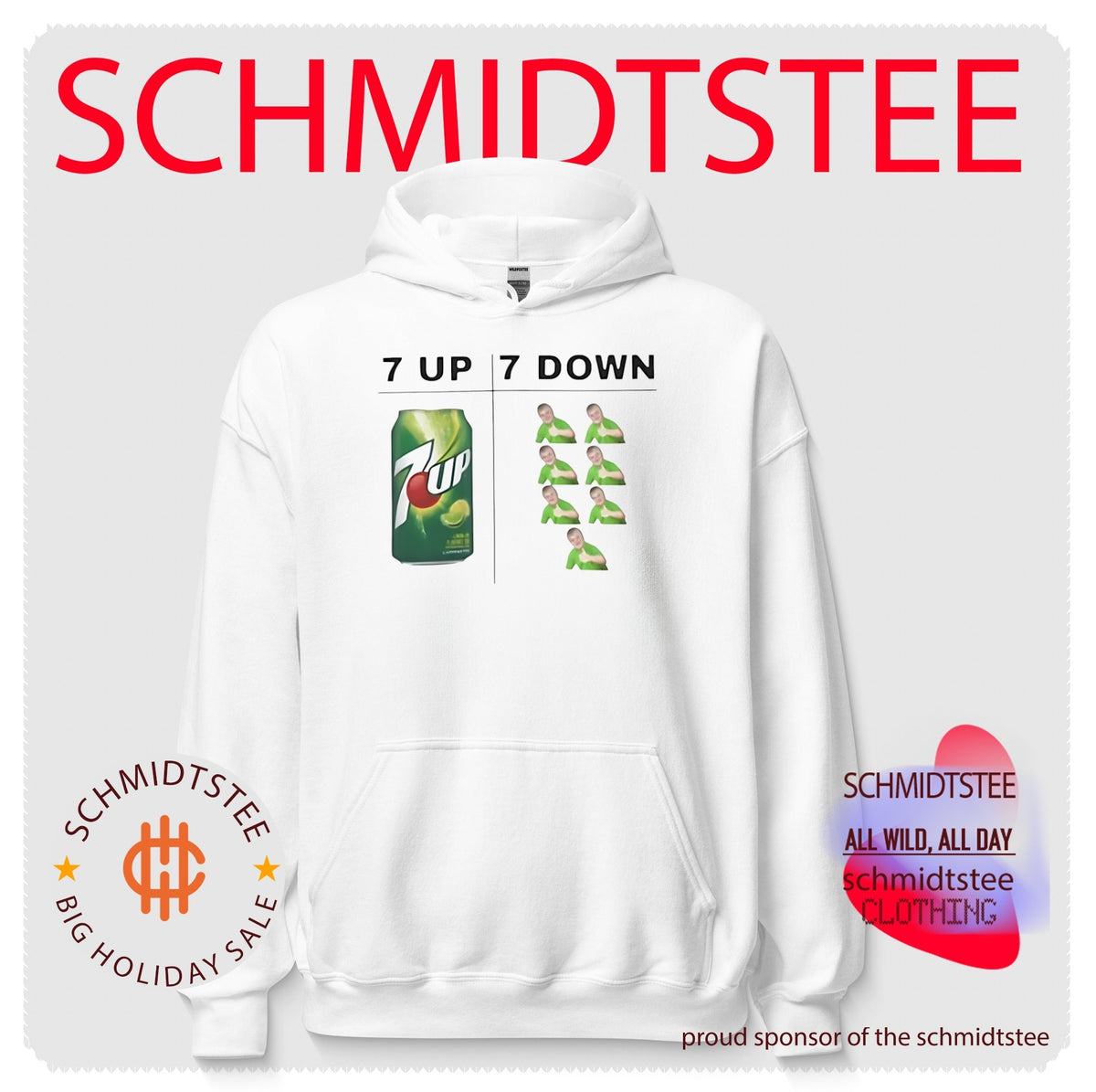 7 Up and 7 Down funny shirt