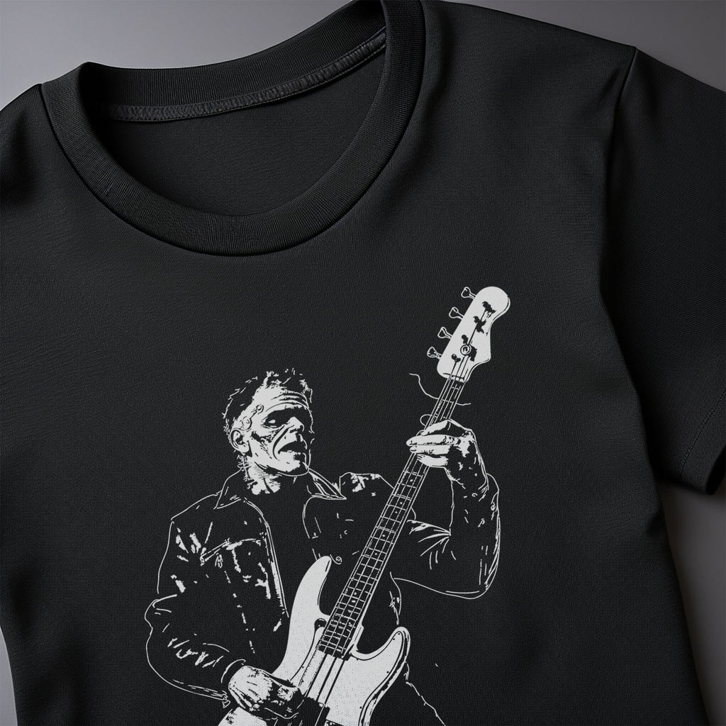 Monster Guitarist T-shirt Hoodie, Sweatshirt | PureTeeCo.com (Image 2)