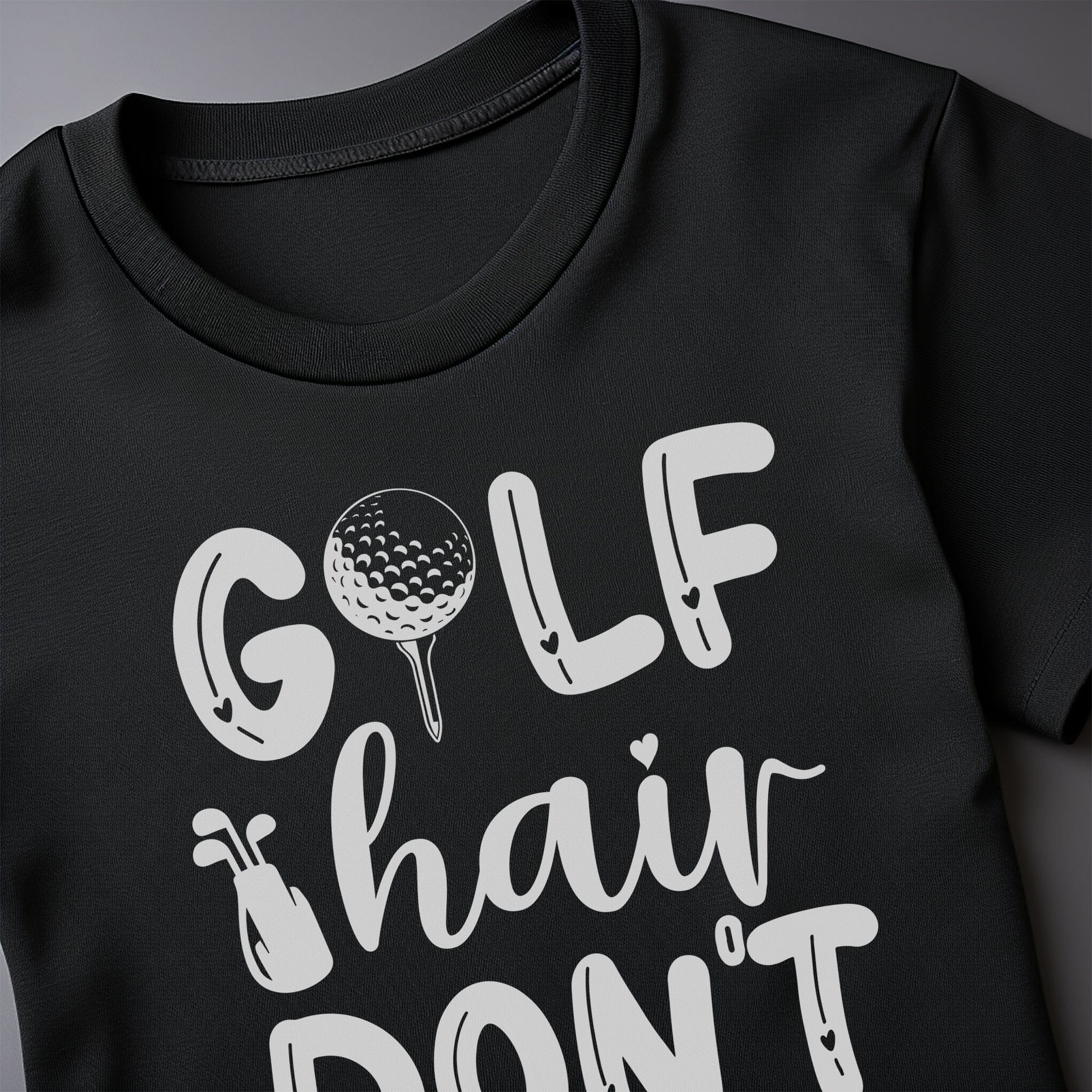 Golf-95 T-Shirt Golf Hair Don't Care Hoodie, Sweatshirt | PureTeeCo.com (Image 4)