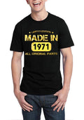 Made In 1971 All Original Parts T-Shirt Hoodie, Sweatshirt | PureTeeCo.com