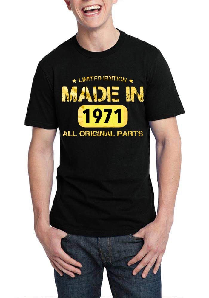 Made In 1971 All Original Parts T-Shirt Hoodie, Sweatshirt | PureTeeCo.com