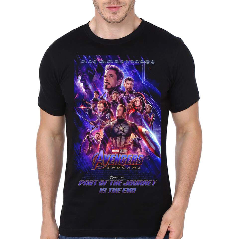 Avengers Endgame More Than A Fan Black T-Shirt Hoodie, Sweatshirt | PureTeeCo.com
