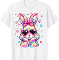 Cute Tie Dye Rabbit Easter Women Girl Kid Shirts