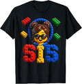 Building Blocks Boy Girl Birthday Sister Sis T-Shirt