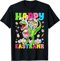 Easter Day Funny Bunny Riding Dinosaur Apparel