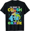 I'm Ready to Crush 4th Grade Dinosaur Back to School Boy Kid T-Shirt