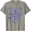The Summer I Turned 11 Tropical Beach Birthday T-Shirt