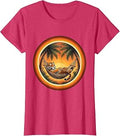 Tiger Lounging in Hammock Tropical Palm Design T-Shirt