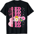 Girl Retro ED First Name Personalized Groovy 80's T-Shirt