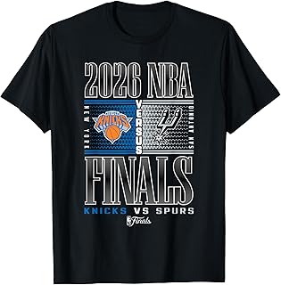 NBA 2026 Finals Knicks vs Spurs Battlegrounds T-Shirt
