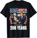 America USA 250th Anniversary Patriotic 4th of July T-Shirt