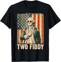 George Washington Two Fiddy 250 Anniversary Funny July 4th T-Shirt