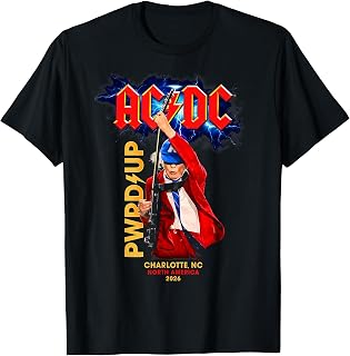 PWR UP Charlotte NC North American Tour 2026 Photo T-Shirt