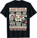 Horror Movie Monsters Frankenstein Spooky Vintage Halloween T-Shirt