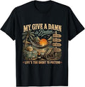My Give A Damn is Broken Funny Beach Vacation Retro Graphic T-Shirt