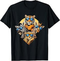 Safari Zoo Tiger Zebra Giraffe Cheetah Sunglasses T-Shirt