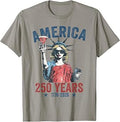 250th Anniversary USA Women Funny 4th July America 250 Years T-Shirt
