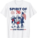 Spirit of 76 Vintage 4th of July T-Shirt