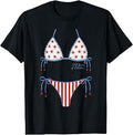 250 Years Cute July 4th Patriotic Bikini Meme Parody 2SIDED T-Shirt