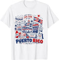 Vintage First Time in San Juan Puerto Rico Family Vacation T-Shirt