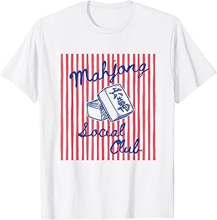 Mahjong Social Club Funny Mahjong Player Group Mahj Lover T-Shirt