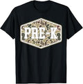 Camo Pre-K Boy Back to School Students Teachers T-Shirt