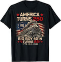 Big Boy 4014 Train America Turns 250 Years for Men Women T-Shirt