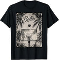 Retro Palm Trees Basketball Hoops T-Shirt
