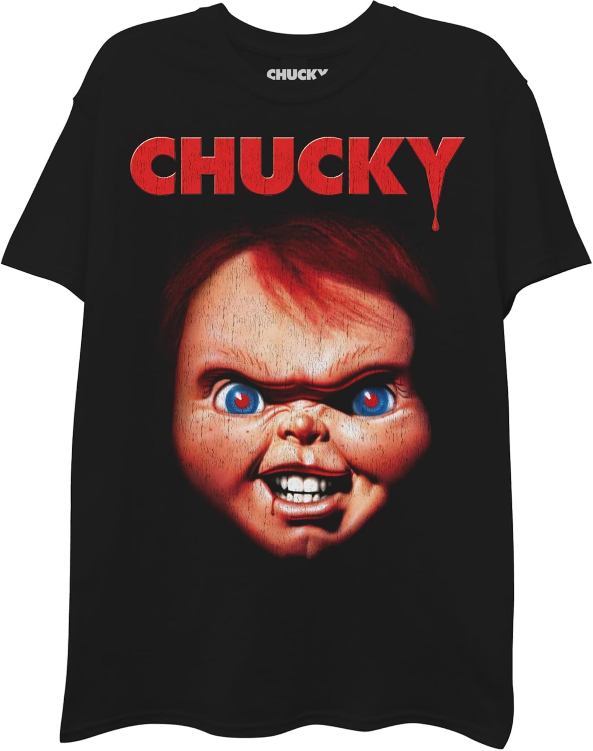 Chucky Men's Chucky Child's Play Big Face Logo Men's Short Sleeve T-Shirt