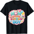 Mom Of The Birthday Boy Funny Son B-day Merch