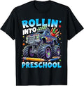 Back to School First Day Truck Rollin' Into Preschool Boys T-Shirt