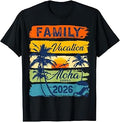 Aloha Hawaii Vacation 2026 Matching Family Trip Summer T-Shirt