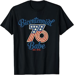 Bicentennial 1976 50 Years Old 50th Birthday American Flag T-Shirt