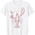 Vintage Lobster Holding Martini Cocktail Seafood Lover T-Shirt