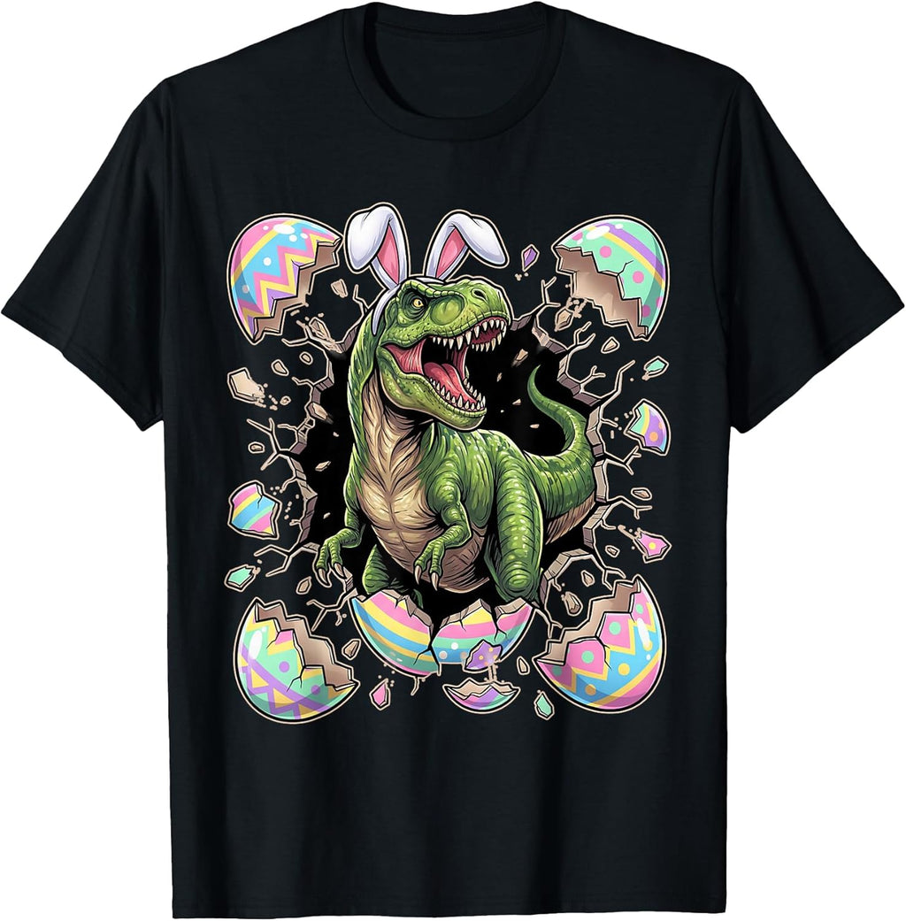 Funny TRex Easter Bunny Dinosaur Egg