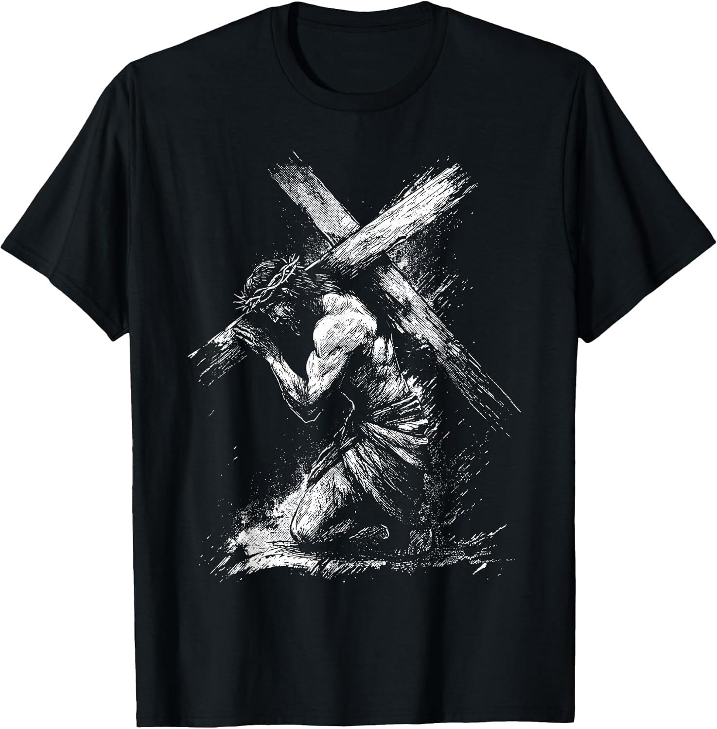 Happy Easter Jesus Cross Christian Tees