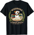 Wishbone Literary Society Est 1995 Dog Book Club Reader T-Shirt