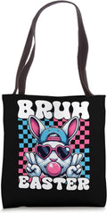 Funny Easter Bruh Bunny Bubble Gum Shirt