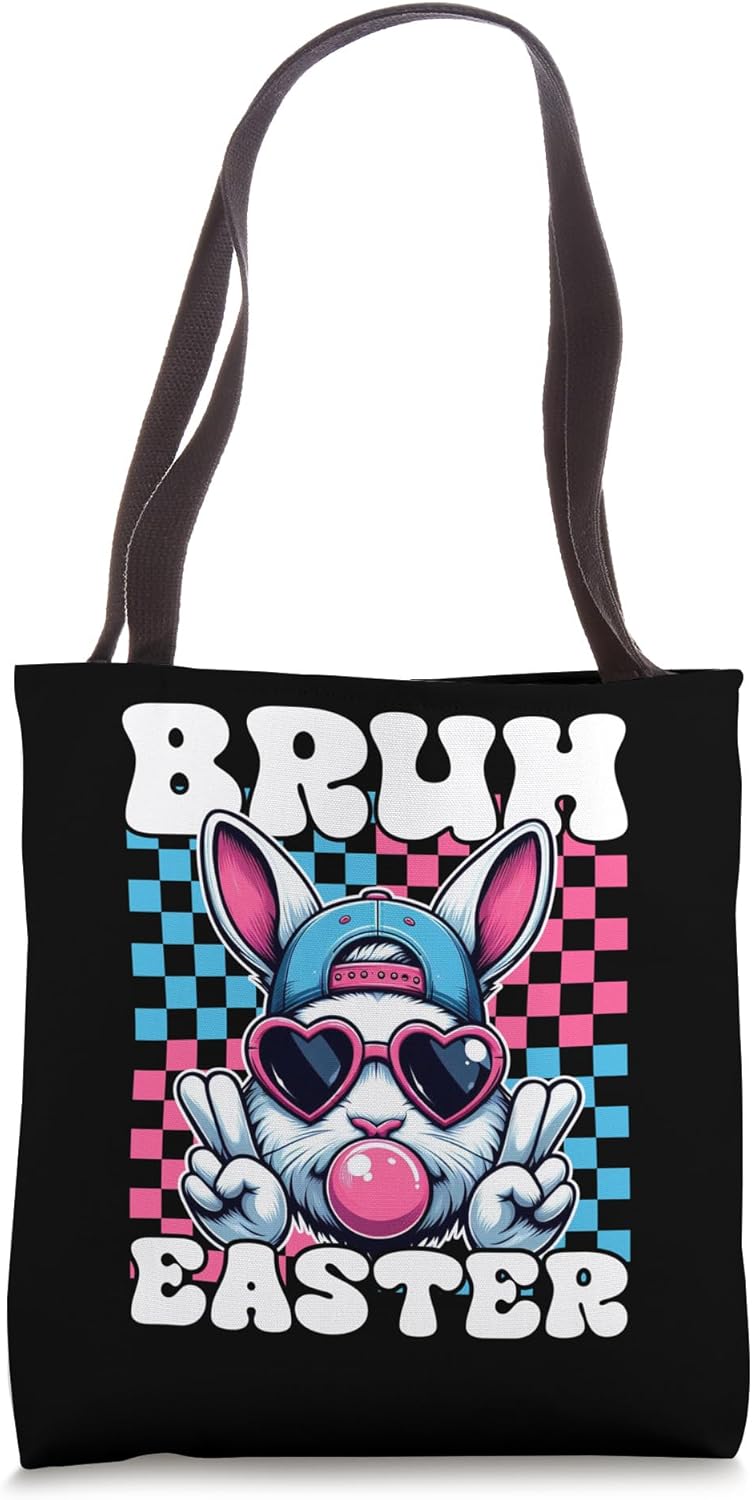 Funny Easter Bruh Bunny Bubble Gum Shirt
