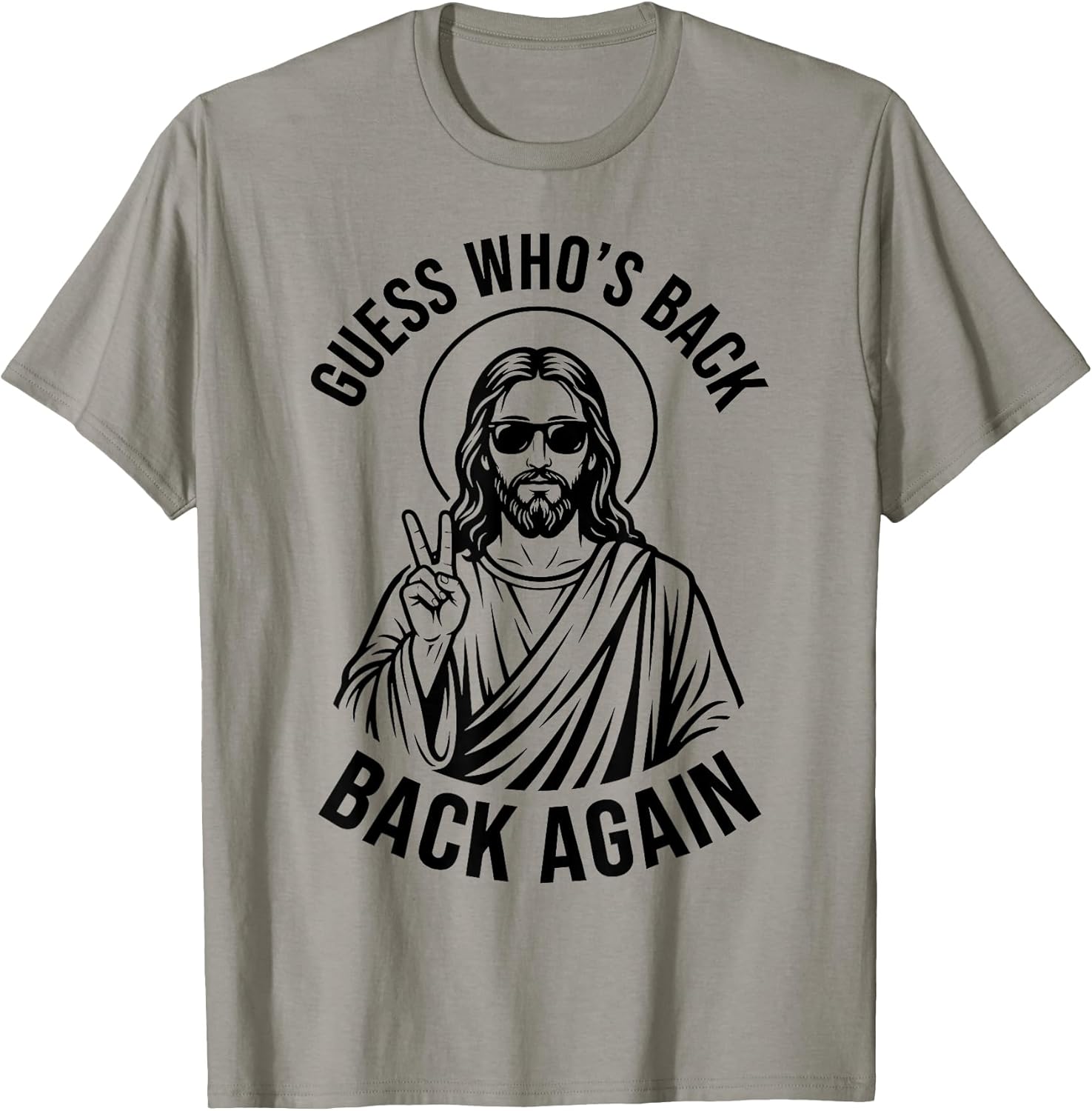 Funny Easter Jesus Guess Who's Back Again SKL
